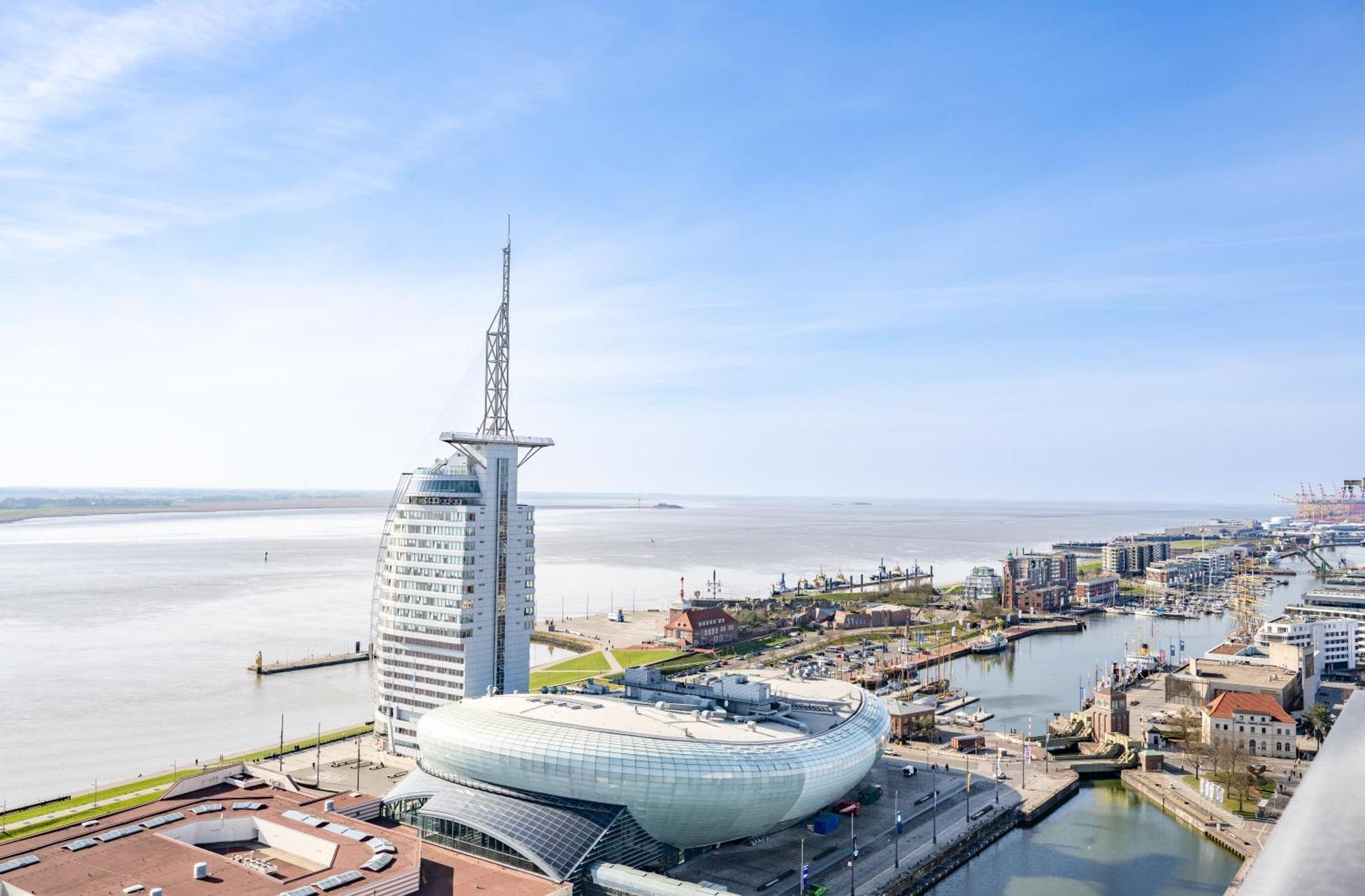 Exklusives Apartment Sunrise Mit Whirlpool, Pool Und Sauna Бремерхафен Экстерьер фото